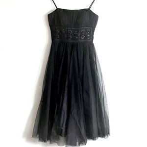 David’s Bridal Tulle Embellished Party Dress